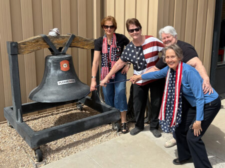 Chapter members join Bells Across America on Constitution Day, September 17,by ringing the firebell for one minute at 1:00 PM MST.